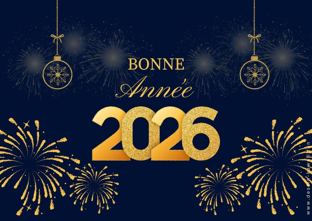 Legalis-Secrétariat vous souhaite une belle et heureuse année 2026 !